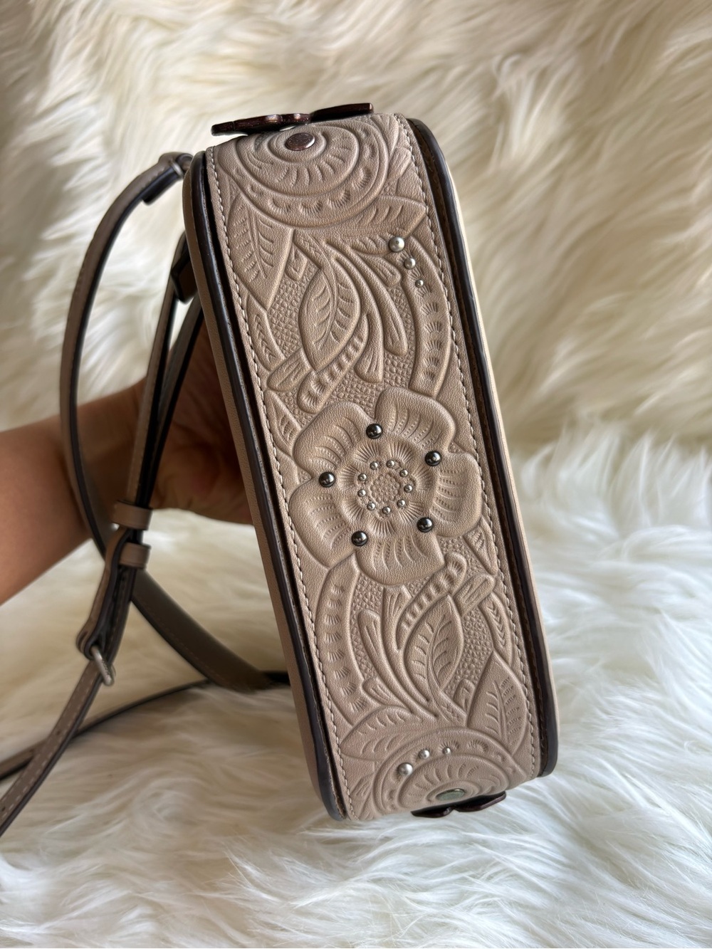 COACH Page 27 - S1781 - Stone Western Tooled + Tea Rose - Picture 11 of 12